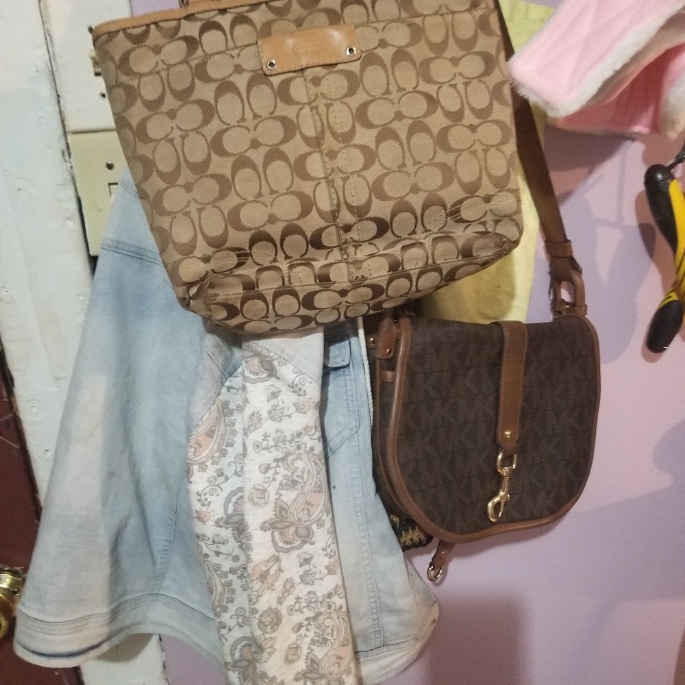 Micheal Kors and coach purse